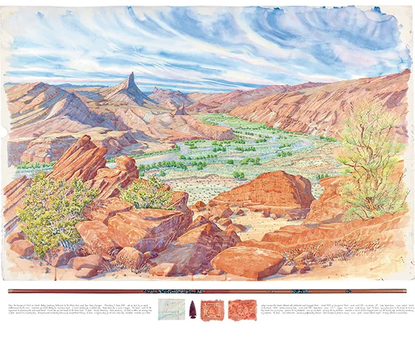 Emigrant Trail painting