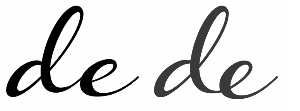 contextual alternates_de